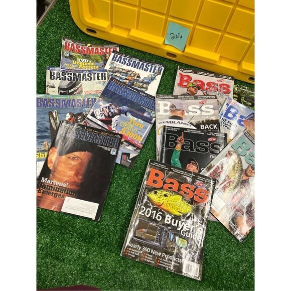 2016 Bassmaster & Bass magazine lot - Picture 1 of 8